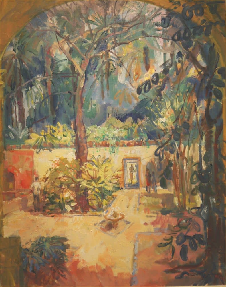 Tessa Spencer pryse, THE POETS' GARDEN, ALCAZAR PALACE, SEVILLE