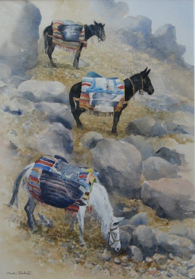 Gordon Rushmer, WATING FOR THE DAY'S LOAD, IMLIL, MOROCCO