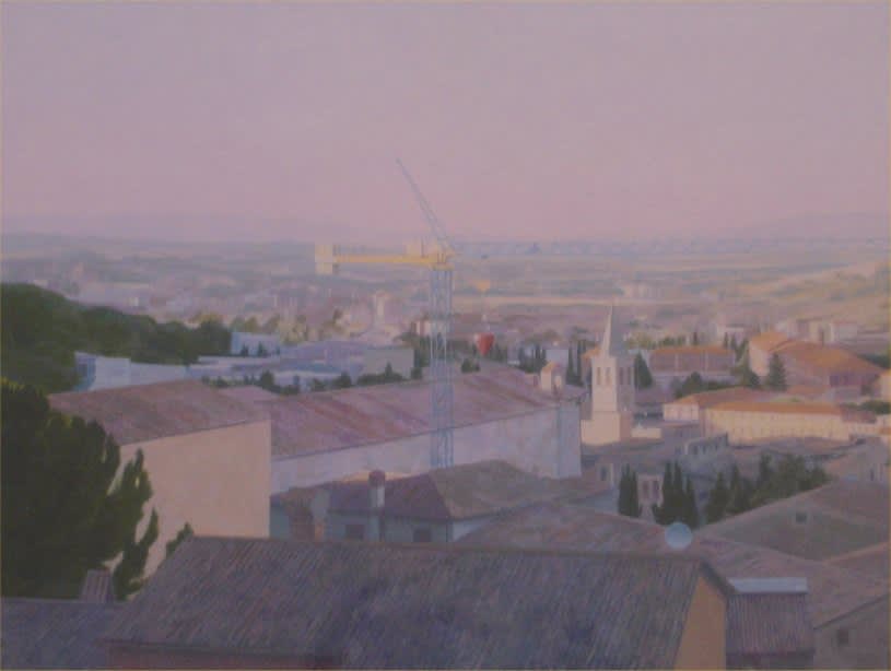 William Pullen, TOWER CRANE ABOVE SPOLETO