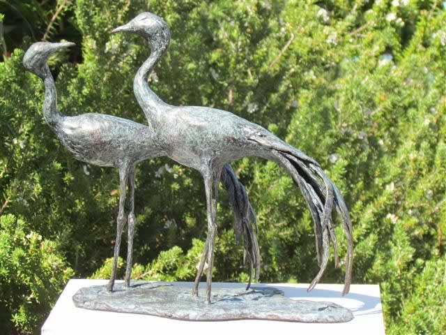 Rosie Sturgis, PETER AND SARAH (BLUE CRANES)