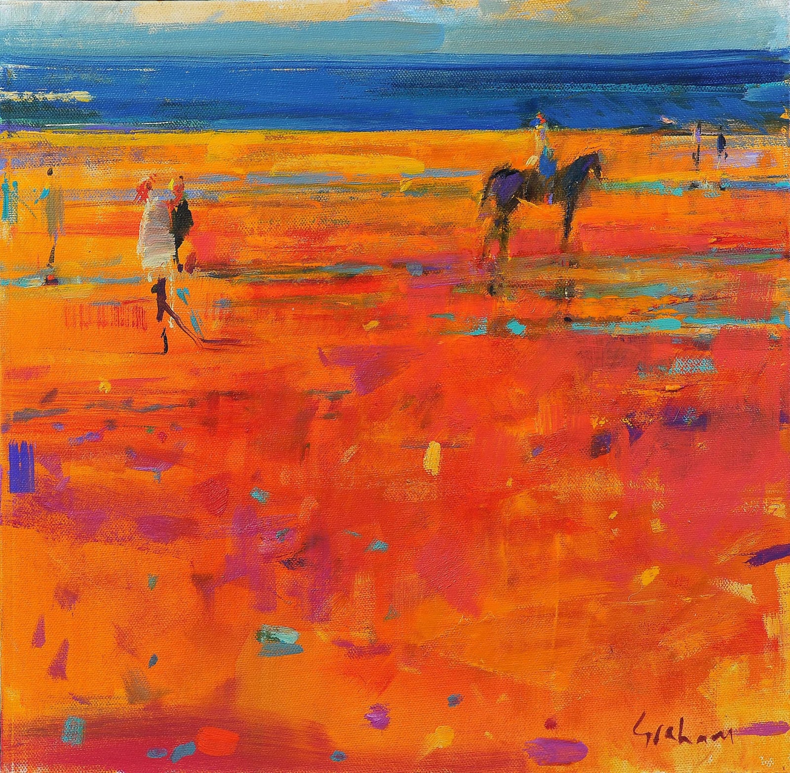 Peter Graham, REFLECTIONS PARIS-PLAGE