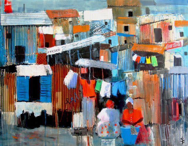 Soraya French, SHANTY TOWN WOMEN | Exhibition Artwork
