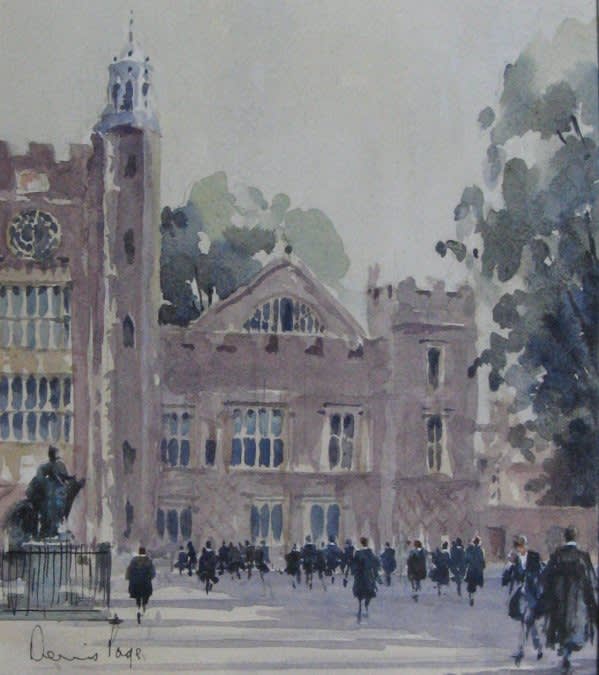 Dennis Page, SCHOOL YARD, ETON COLLEGE