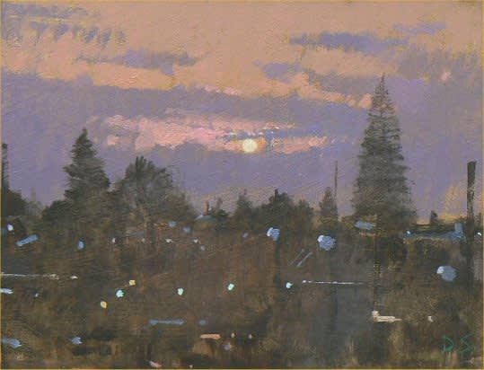 David Sawyer, SUNSET NEAR PAFOS, CYPRUS