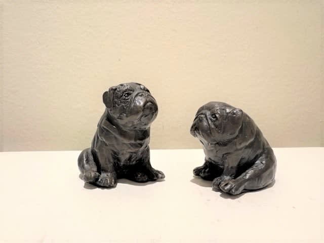 Wren Hughes, PAIR OF PUGS