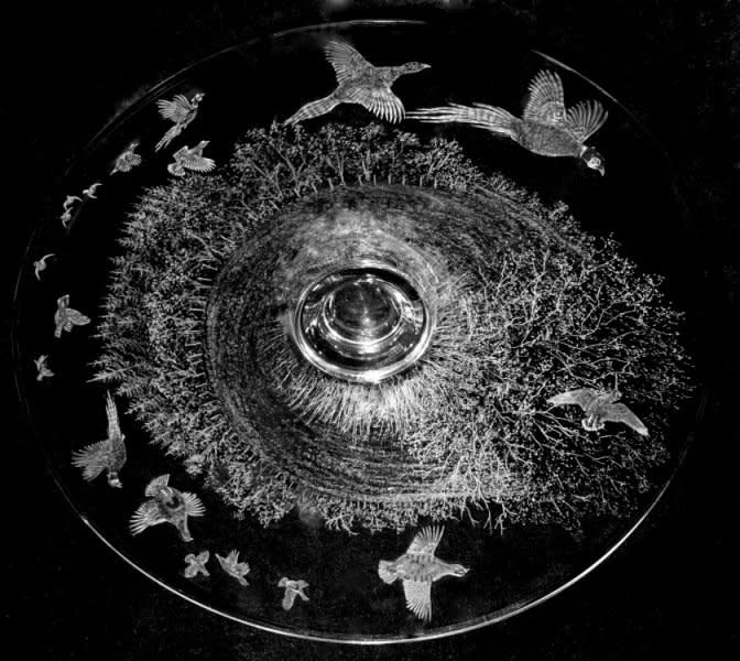 Philip Lawson Johnston, DARTINGTON PLATTER WITH FLYING GAME