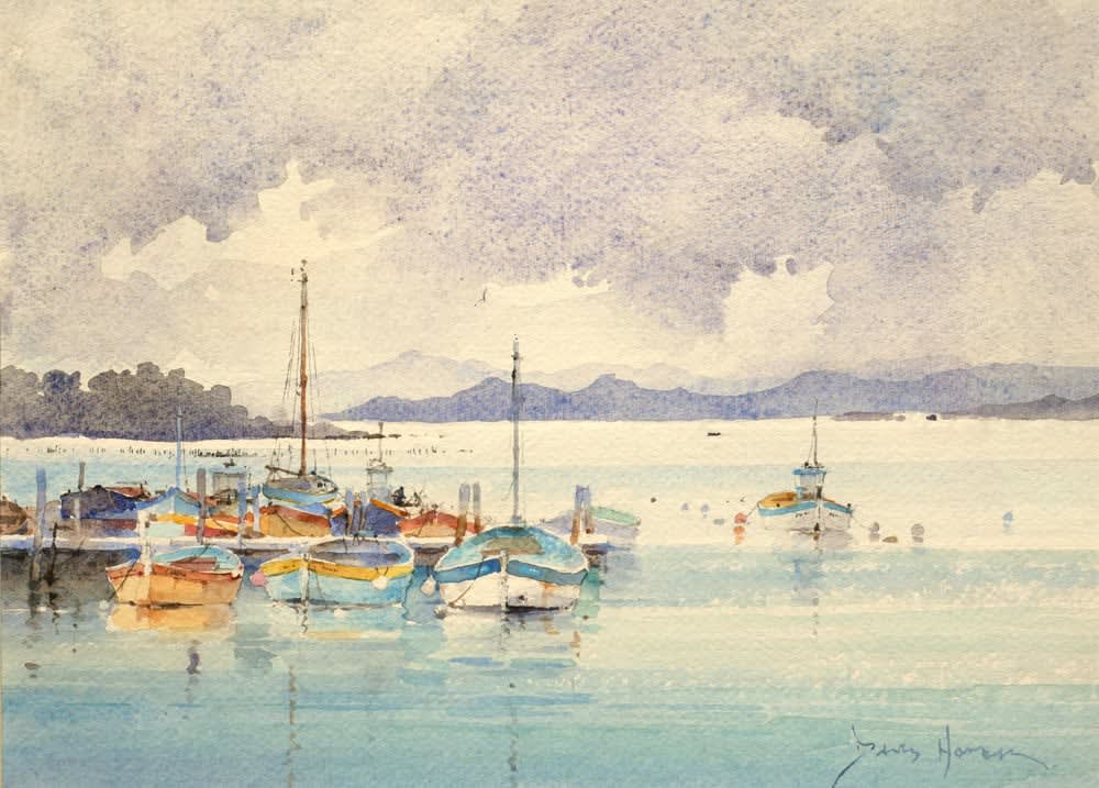David Howell, MOORINGS AT LE BRUSC, PROVENCE