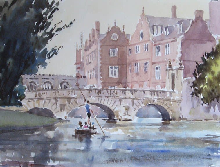 Dennis Page, THE OLD BRIDGE OF ST JOHN'S, CAMBRIDGE