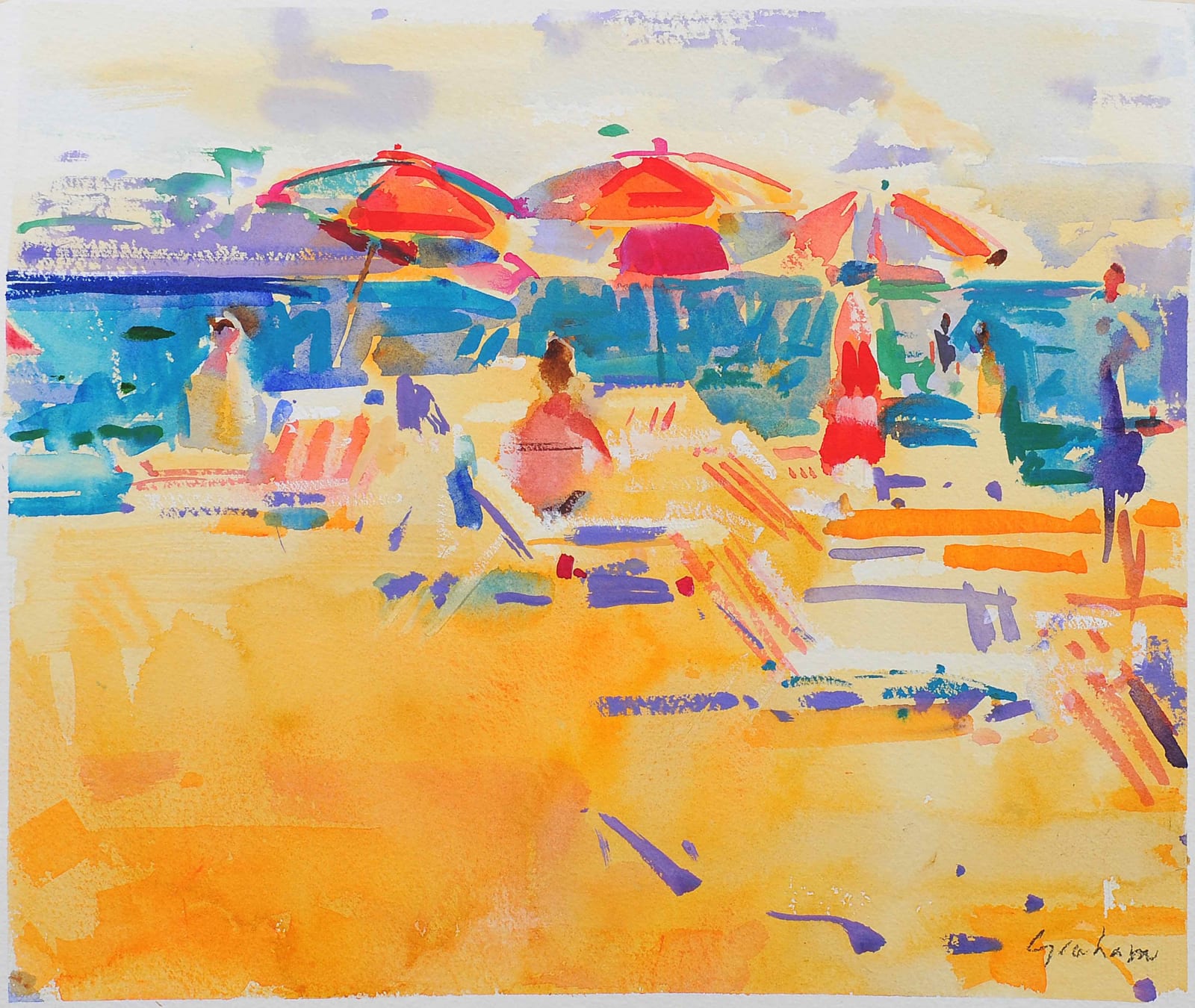 Peter Graham, SUR LA PLAGE