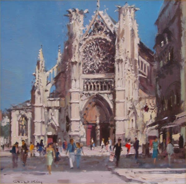 Robert King RI, RSMA, LATE SUMMER DIEPPE