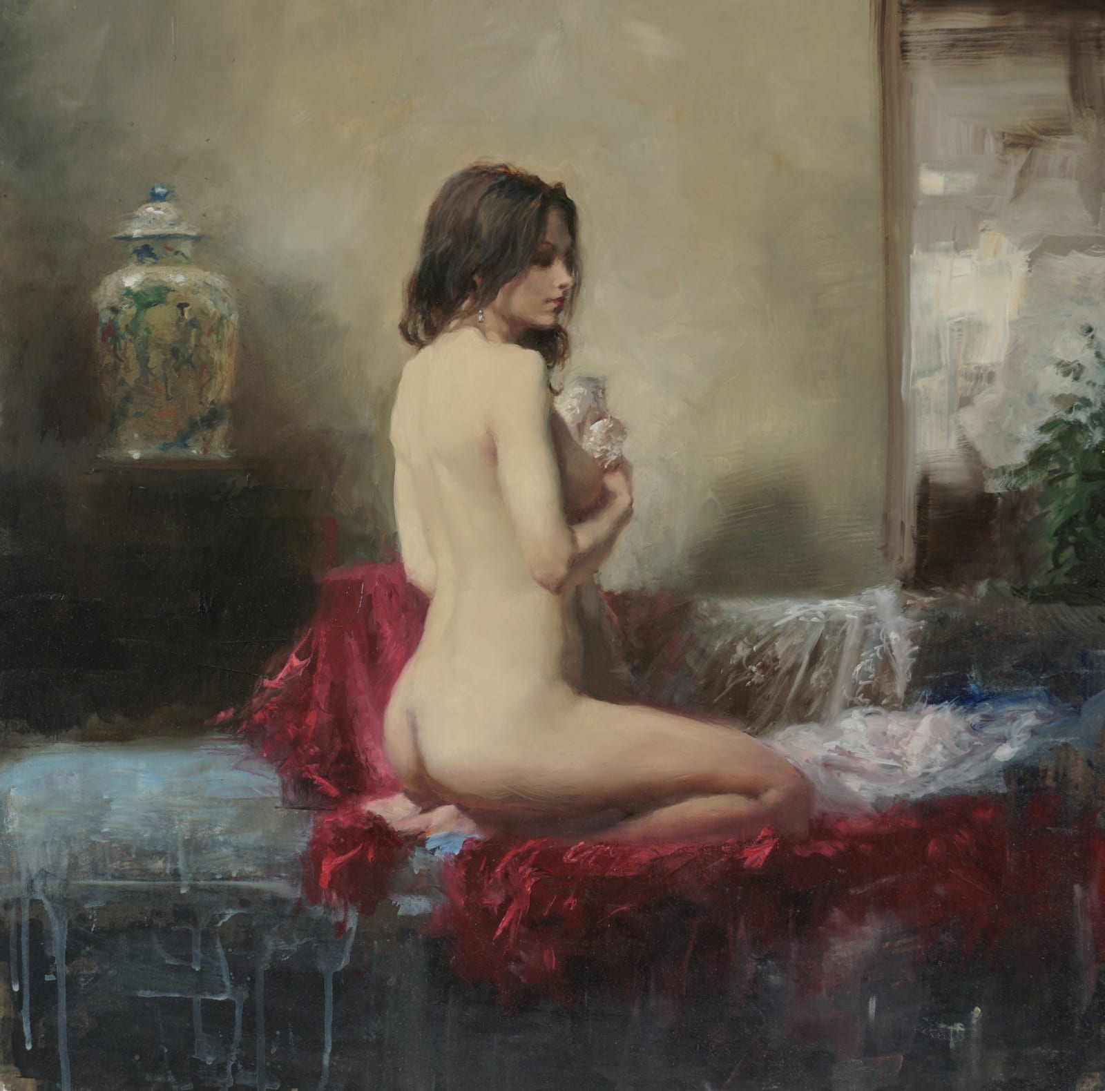 Michael Alford, KNEELING NUDE
