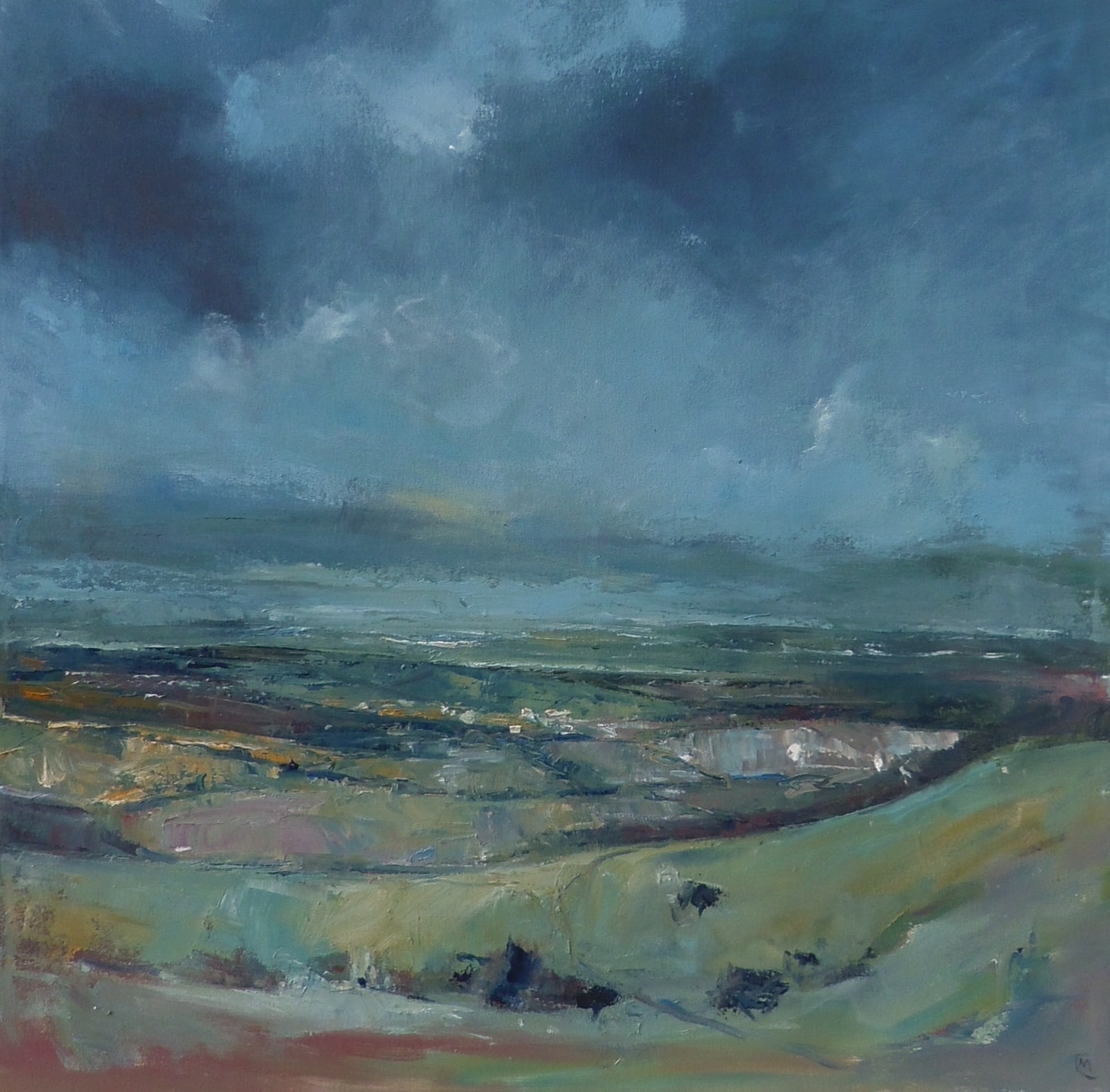 Colin Merrin, BROODING SKY. RAIN CLOUDS GATHERING