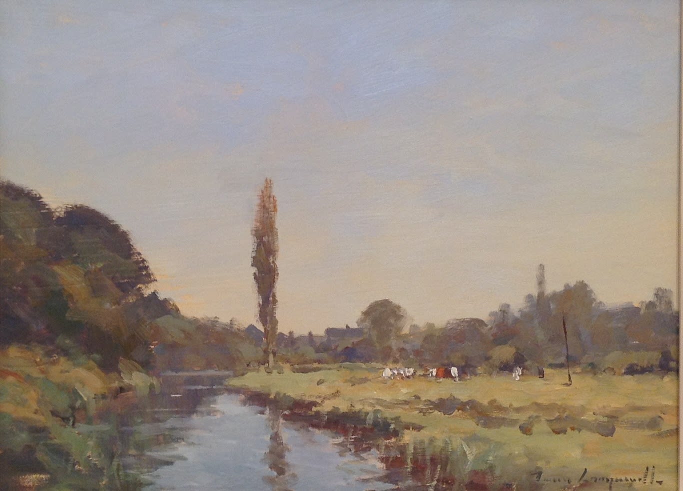 James Longueville, MORNING LANDSCAPE, NEAR WHERWELL