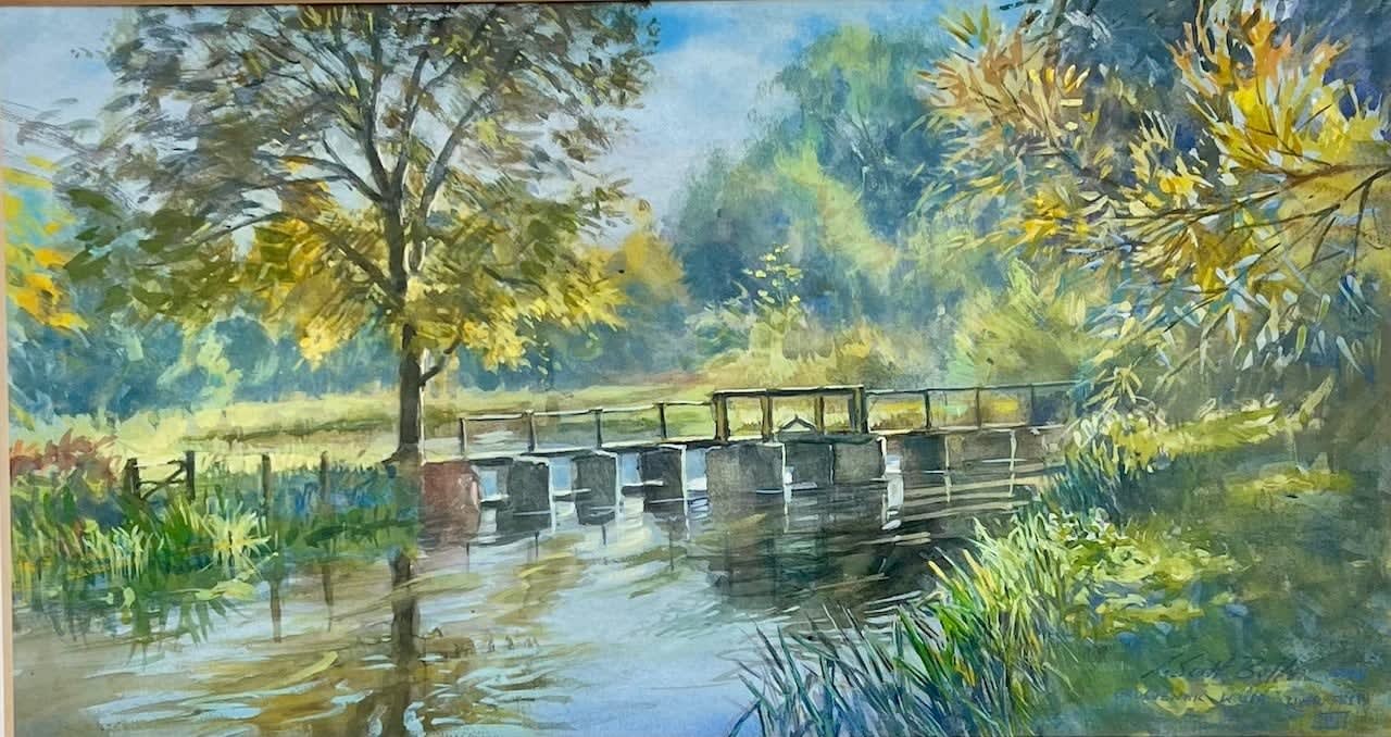Tim Scott Bolton, RIVER TEST, GROSVENOR WEIR