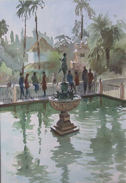 Clive Wilson, JARDINES DEL ALCAZAR, WINTER SUN