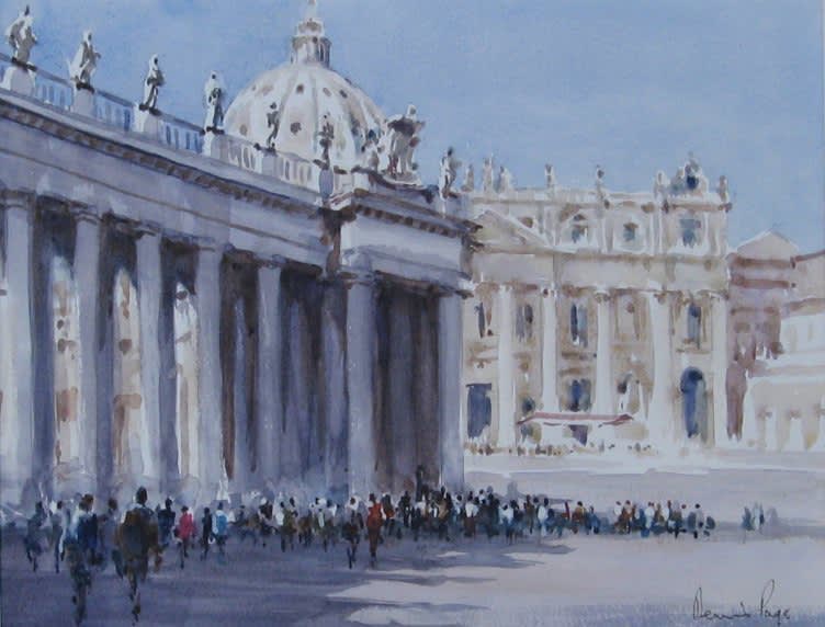 Dennis Page, MORNING LIGHT, ST. PETER'S ROME
