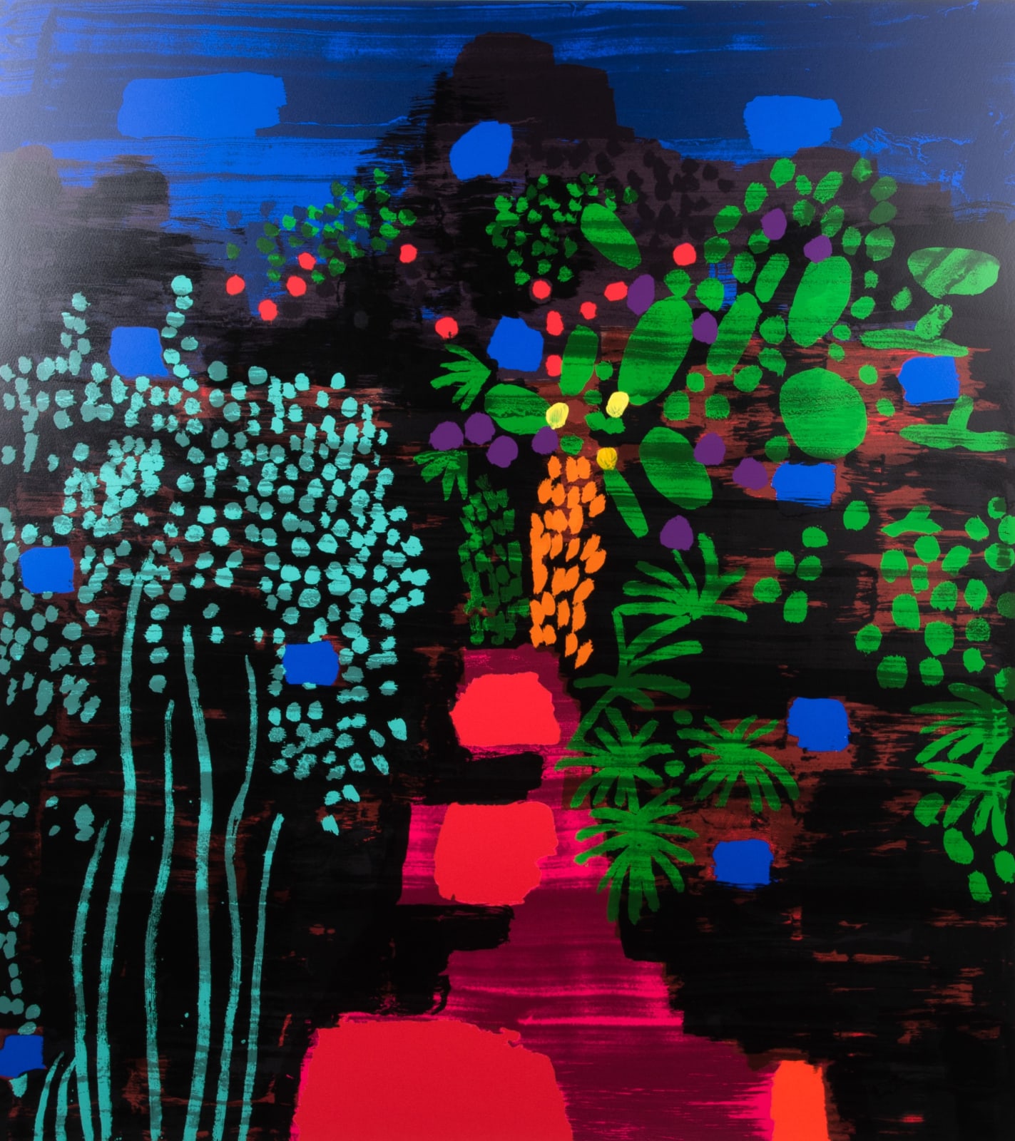 Bruce McLean, RED GARDEN PATH
