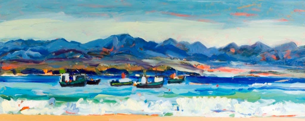 Christopher Johnson, FISHING BOATS, PLETTENBURG BAY