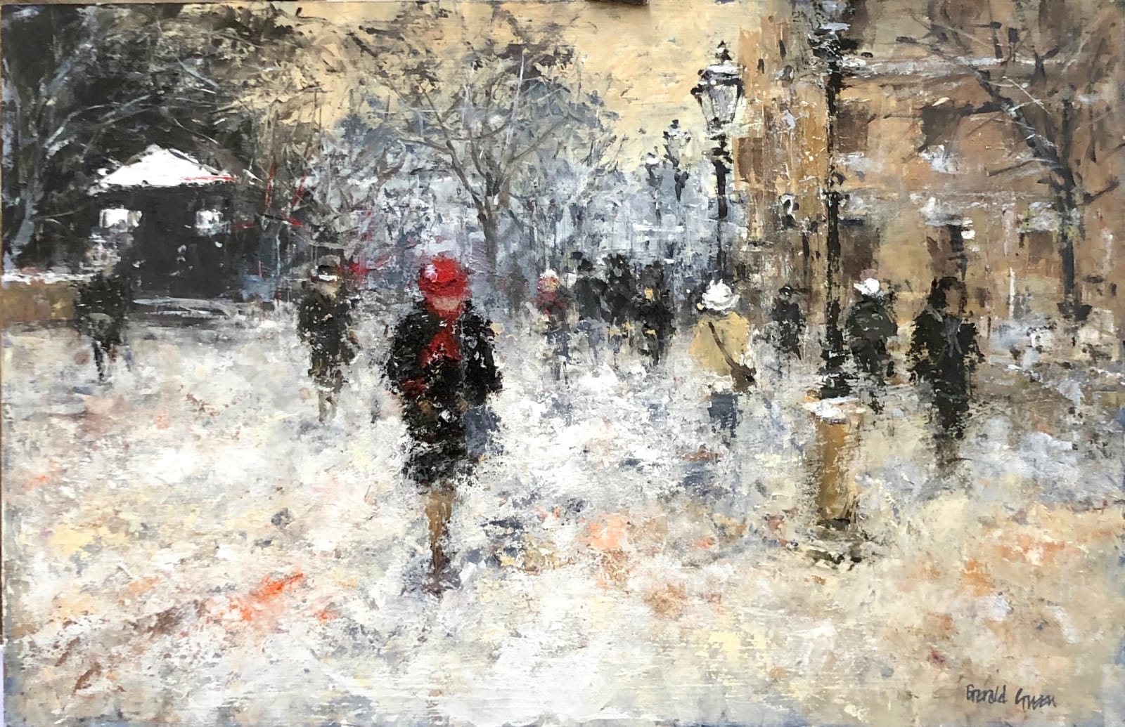 Gerald Green, RED HAT IN THE SNOW PARIS