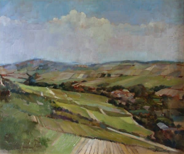 Harriet Salt, SANCERRE SEEN FROM THE VINEYARDS