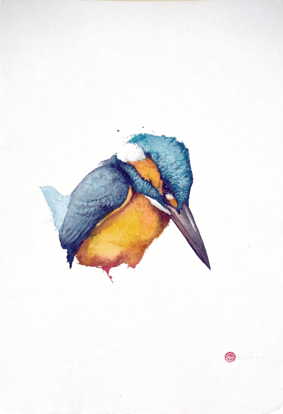 Karl Martens, KINGFISHER I (Unframed), 2022
