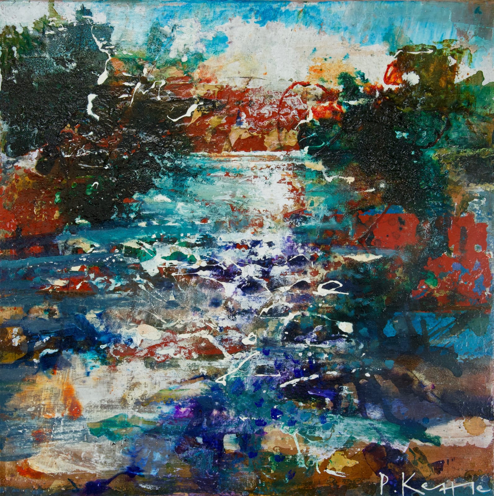 Peter Kettle, RIVER WYE - SUMMER'S DAY - WALES