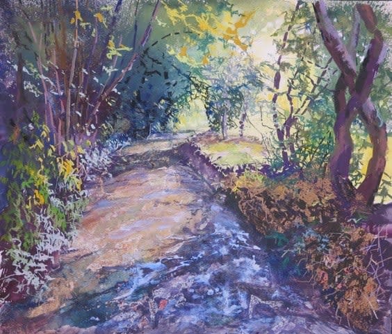 Maureen Davies, AUTUMN CHALK STREAM