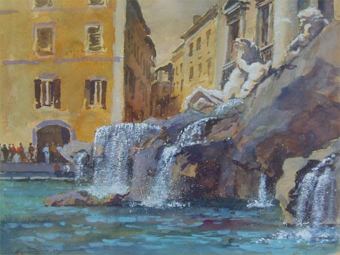 David Mynett, THE TREVI FOUNTAIN, ROME