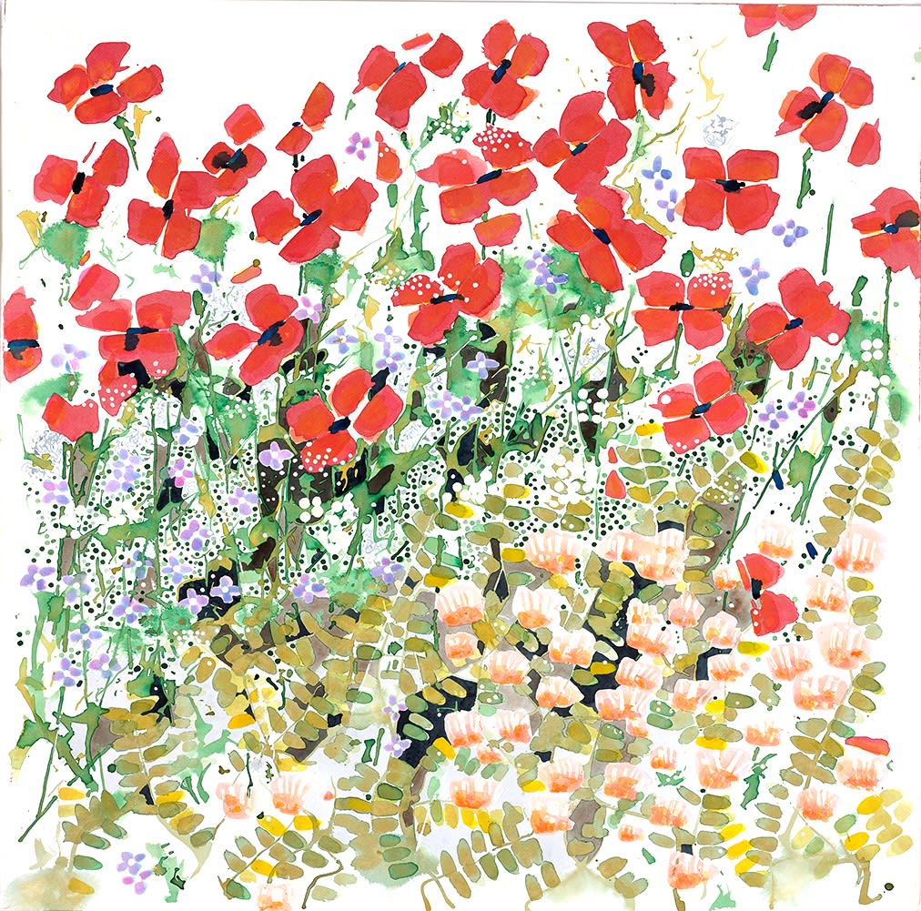 Edward Hutchison, WITHIN WILD POPPIES AND CLOVER
