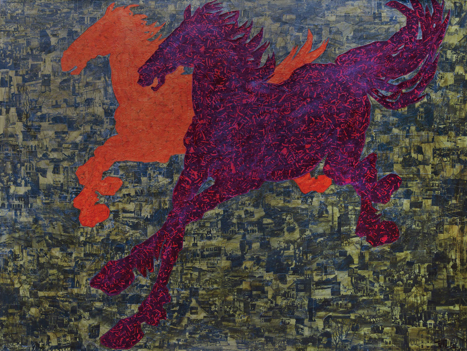 Xue Song 薛松, Running for the Future《奔前程》, 2011