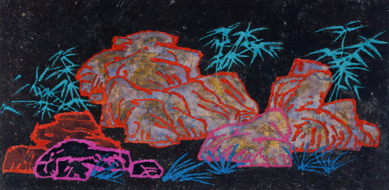 Xue Song 薛松, Bamboo and Rocks《竹石图》, 2011