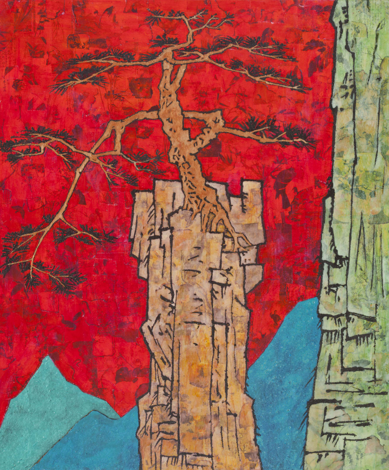 Xue Song 薛松, Yellow Mountain Pine《黄山松》, 2016