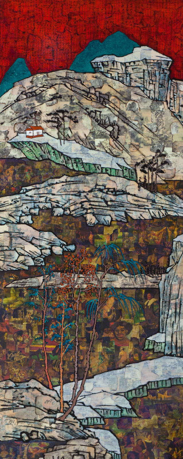 Xue Song 薛松, Pinewood & Pavillion《松林亭子》, 2012