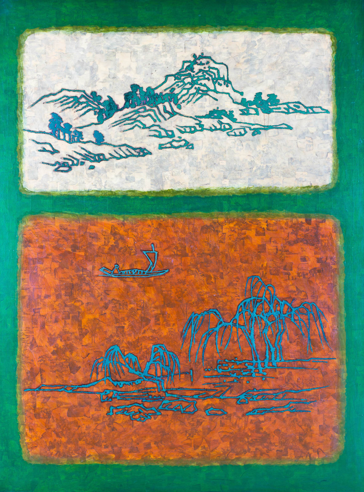 Xue Song 薛松, Tribute to Mark Rothko IV《致敬罗斯科之四》, 2015