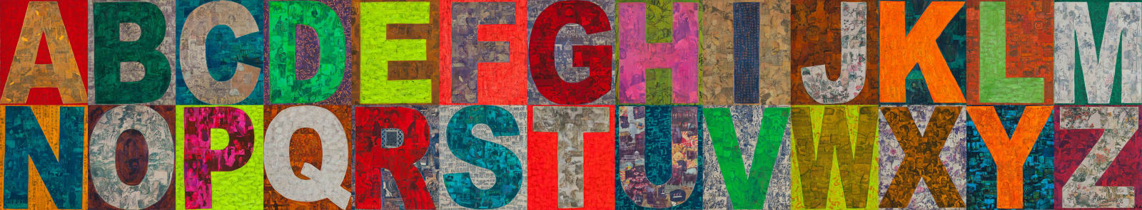 Xue Song 薛松, Symbol Series - 26 Letters《符号系列26字母》, 2008