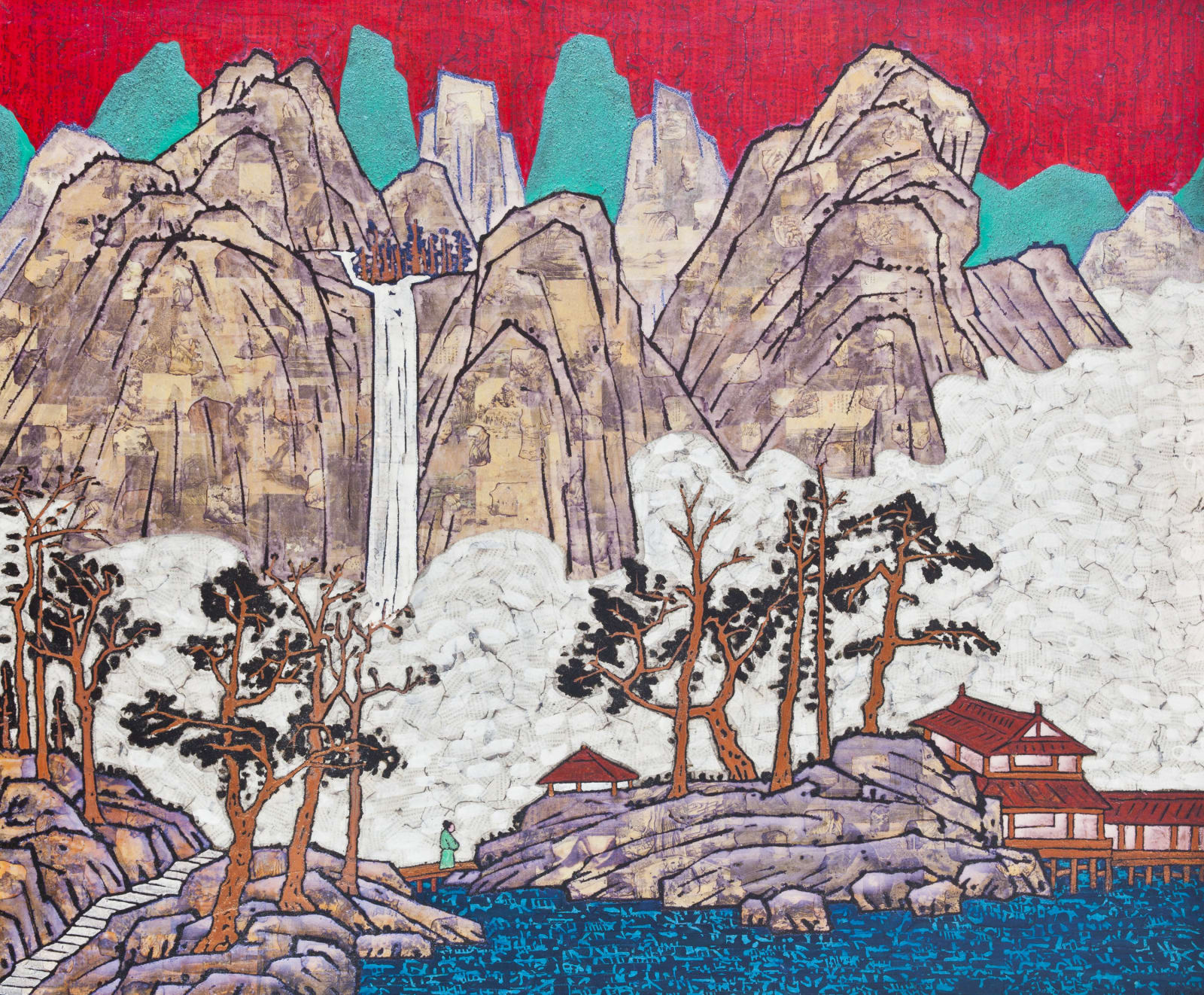 Xue Song 薛松, Mountain Dwelling Map《山居图》, 2018