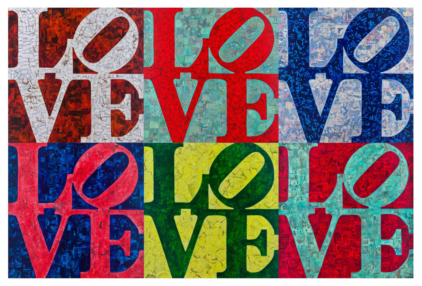 Xue Song 薛松, Dialogue Series - Robert Indiana's LOVE《对话系列—罗伯特·印第安纳LOVE》, 2022
