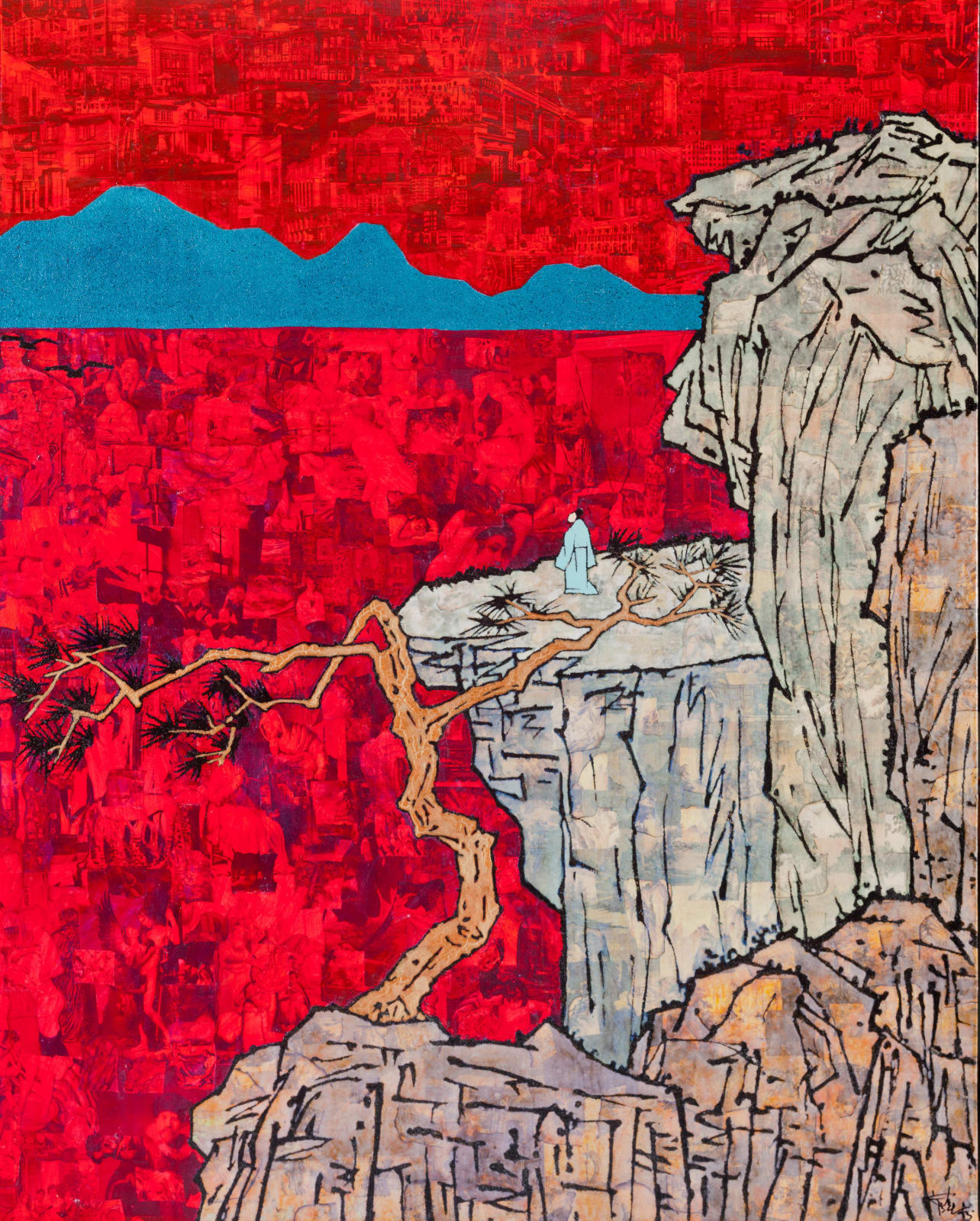 Xue Song 薛松, Climb High and See Far《登高望远》, 2017