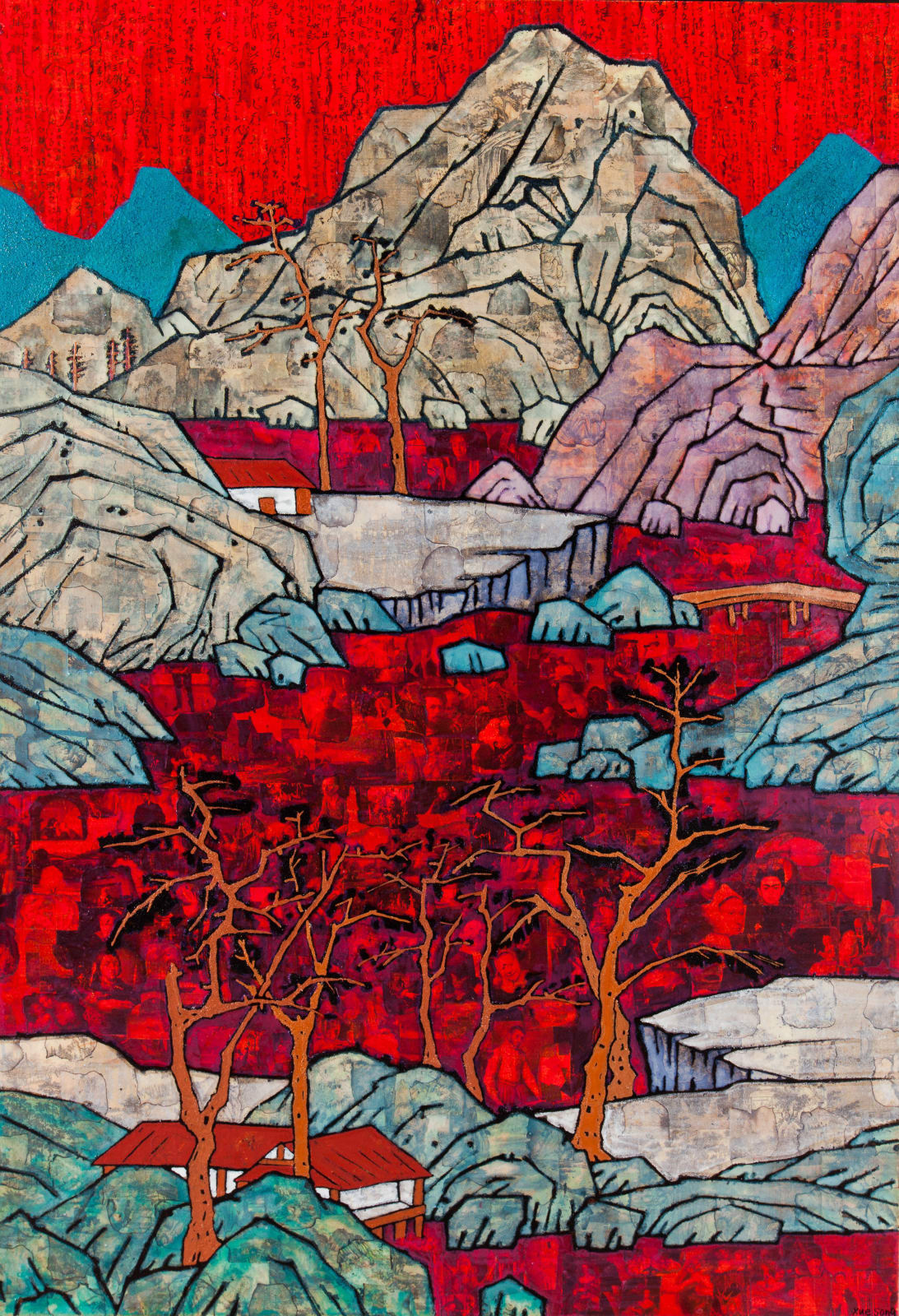 Xue Song 薛松, Landscape《山水人家》, 2021