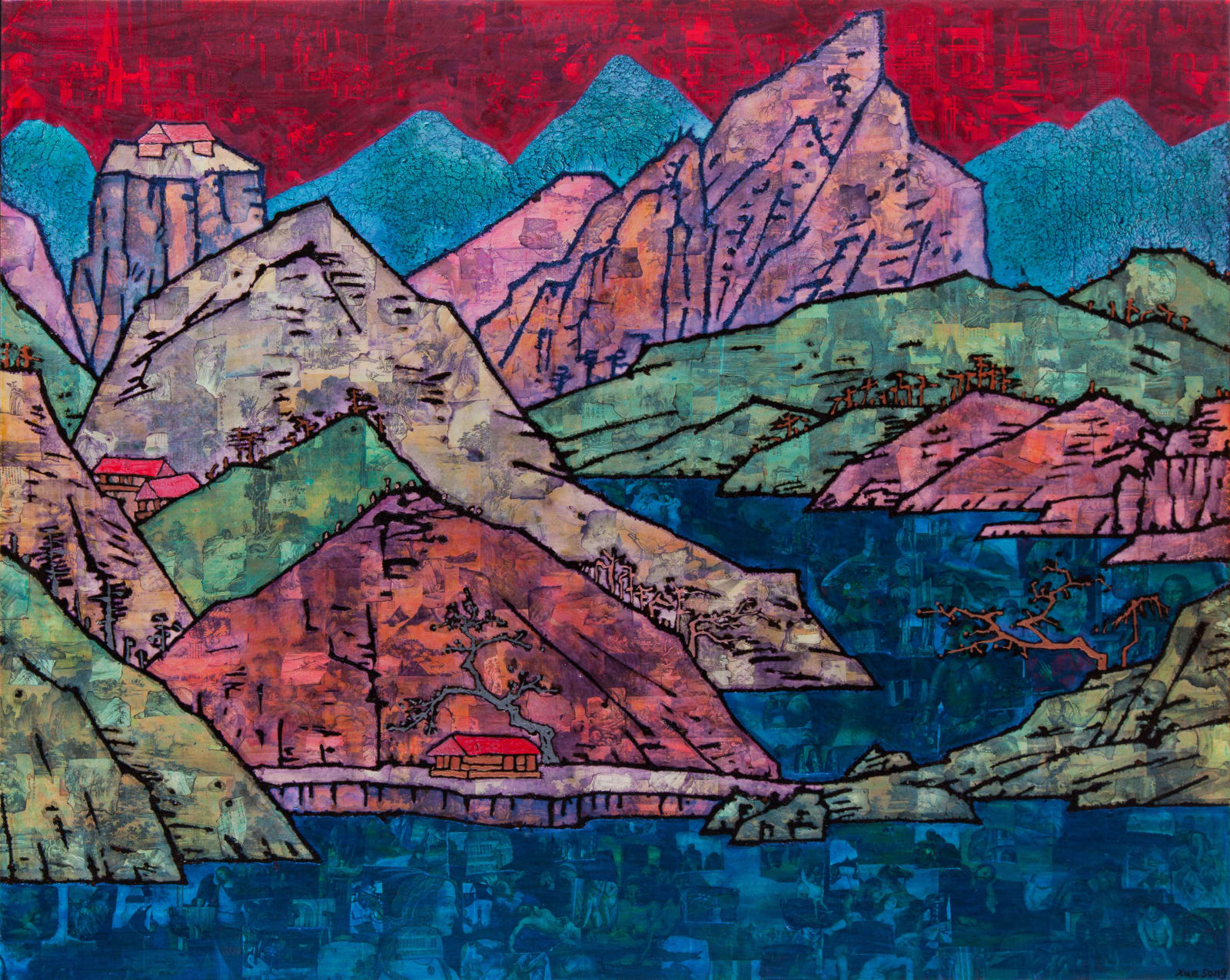 Xue Song 薛松, Autumn Scenery Picture《秋色图》, 2015