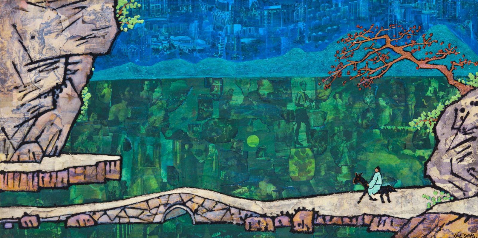 Xue Song 薛松, Evening Return《晚归图》, 2014