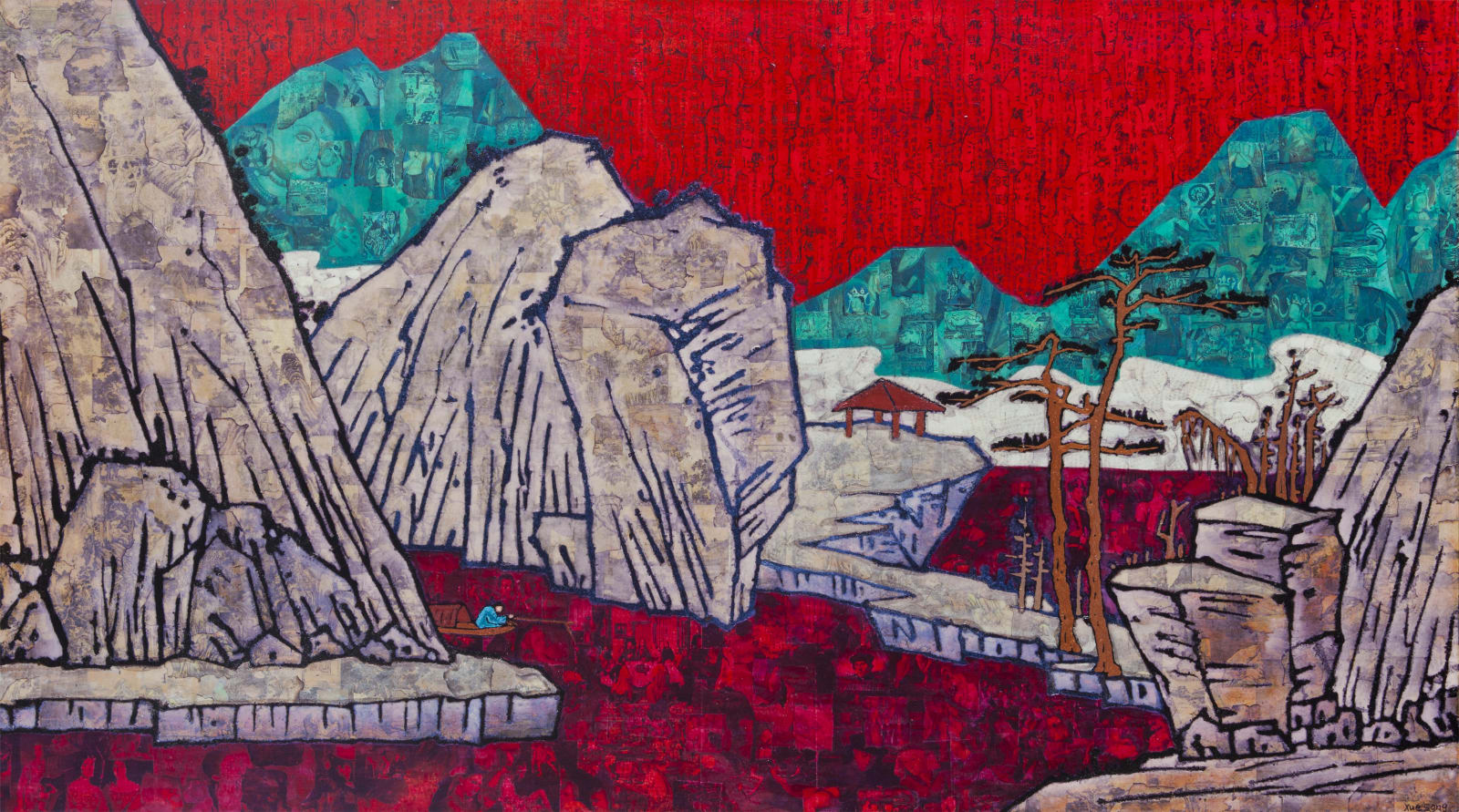 Xue Song 薛松, Clouds and Mountains《云山图》, 2021