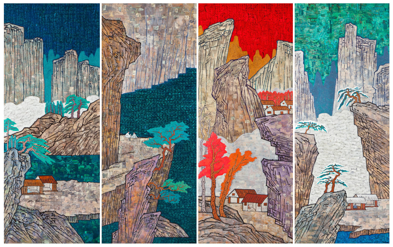 Xue Song 薛松, Four Seasons - Spring, Summer, Autumn and Winter《四季-春夏秋冬》, 2018
