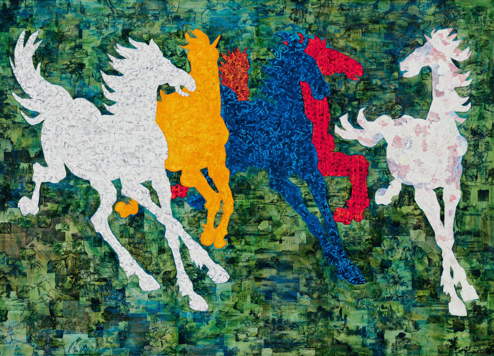 Xue Song 薛松, The Six Horses《六骏图》, 2011