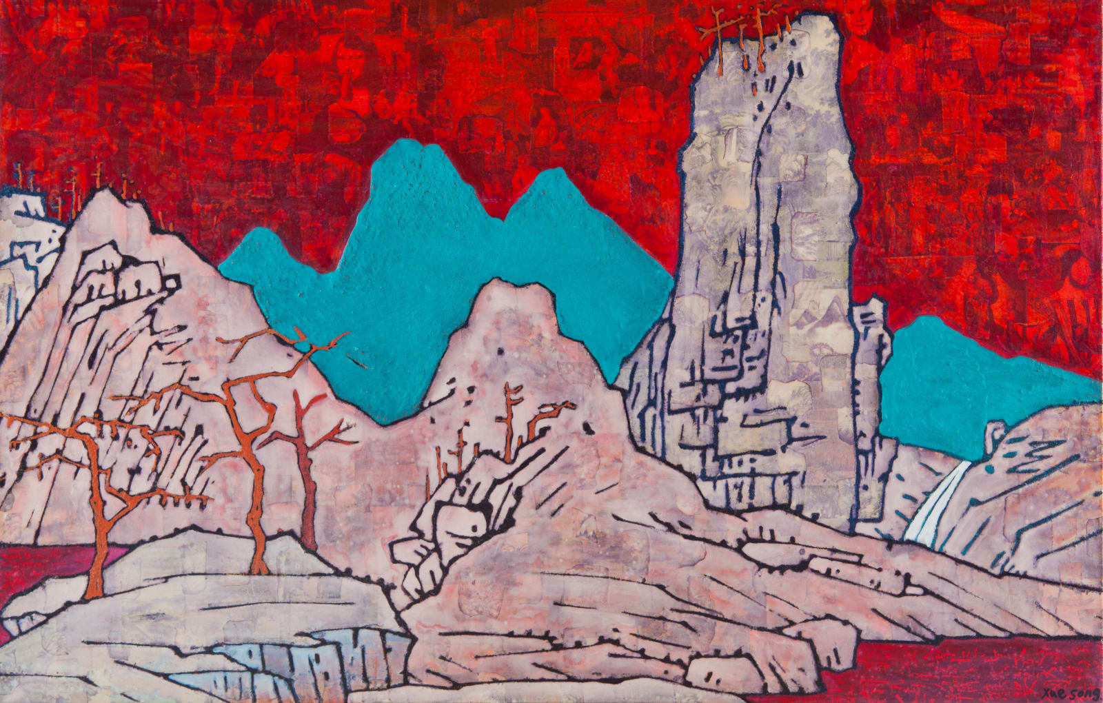 Xue Song 薛松, A Range of Distant Mountains《山外山》, 2019