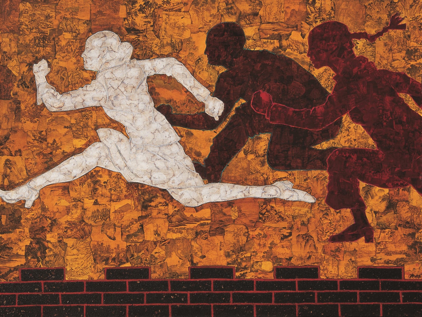 Xue Song 薛松, Leap Over the Great Wall《跨越长城》, 2002