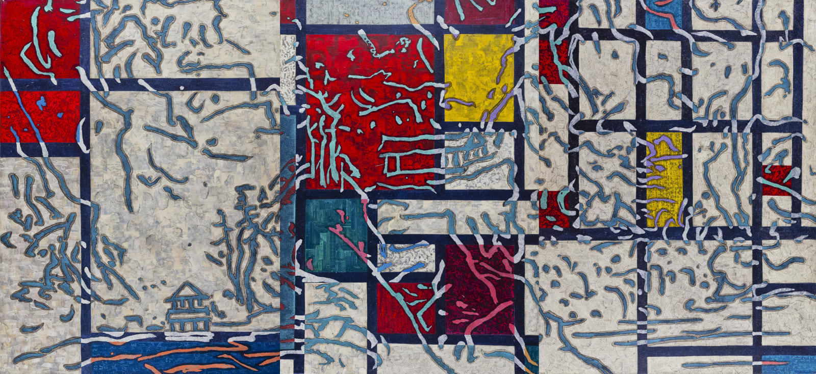 Xue Song 薛松, Dialogue with Piet Mondrian《与蒙德里安对话》, 2020