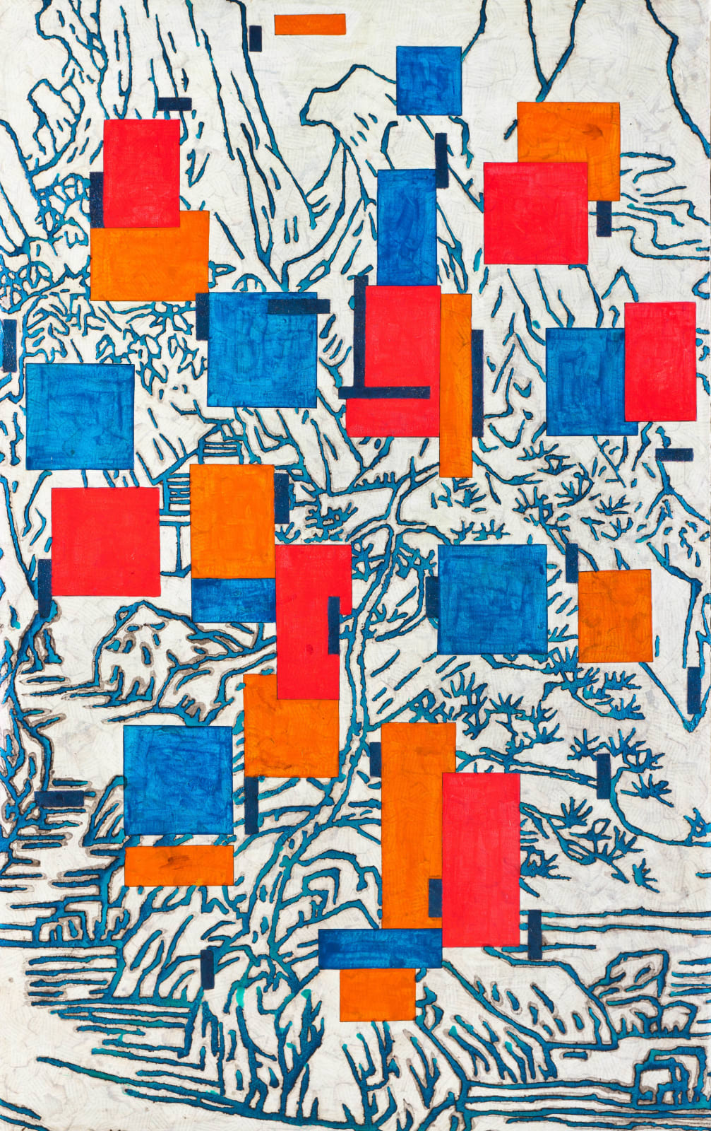 Xue Song 薛松, Dialogue with Piet Mondrian No.8《与蒙德里安对话No.8》, 2015