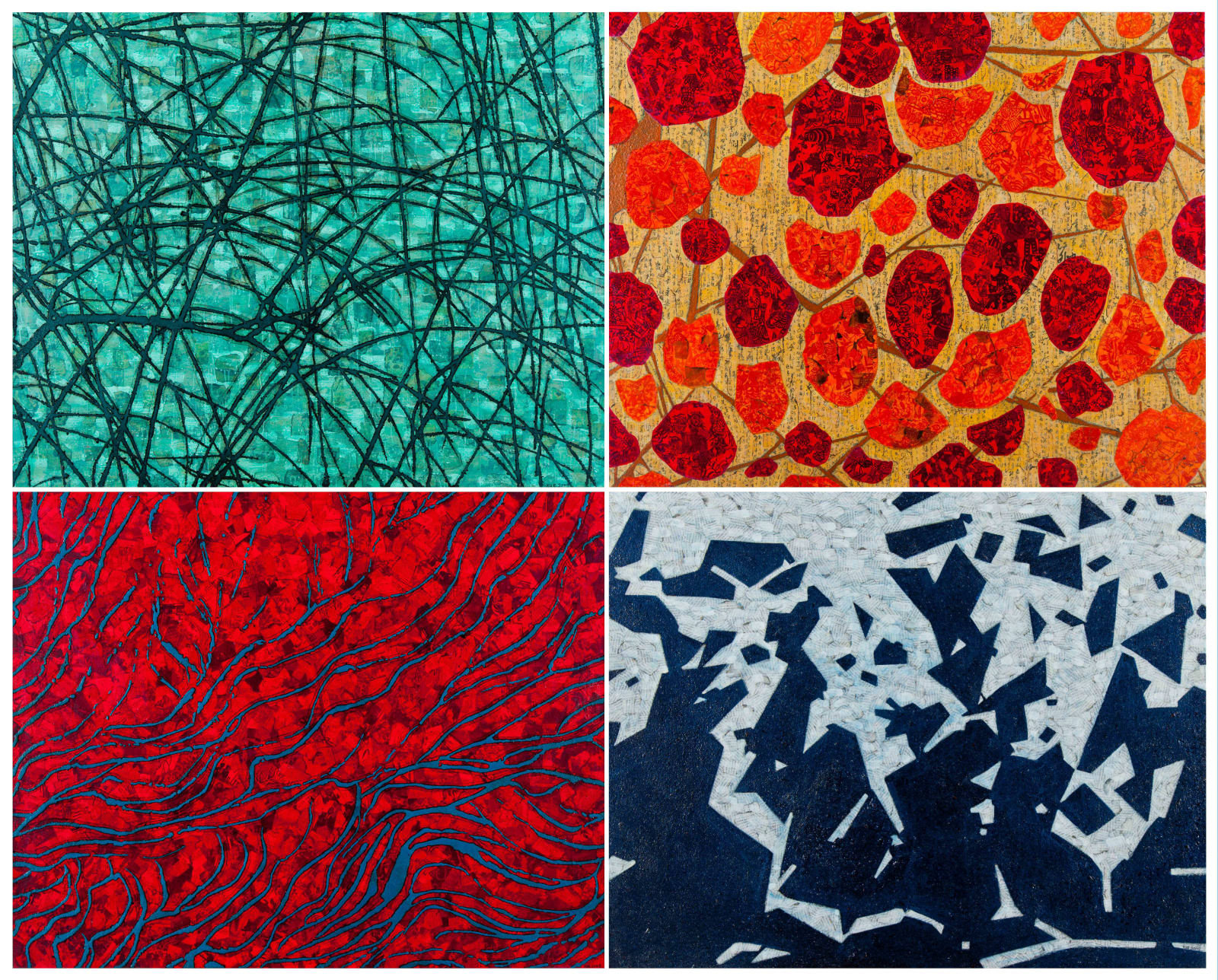 Xue Song 薛松, The Dao from Nature Series - Spring Summer Autumn and Winter《法自然系列—春、夏、秋、冬》, 2021