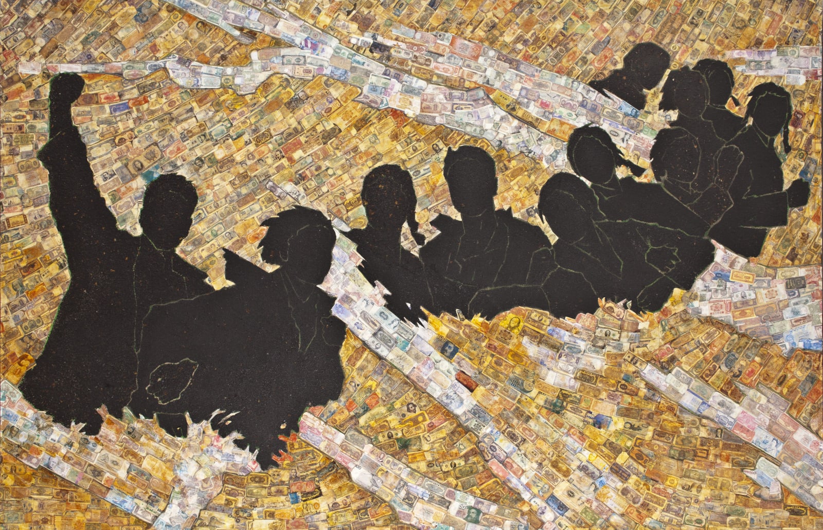 Xue Song 薛松, Against Flood《抗洪》, 2002